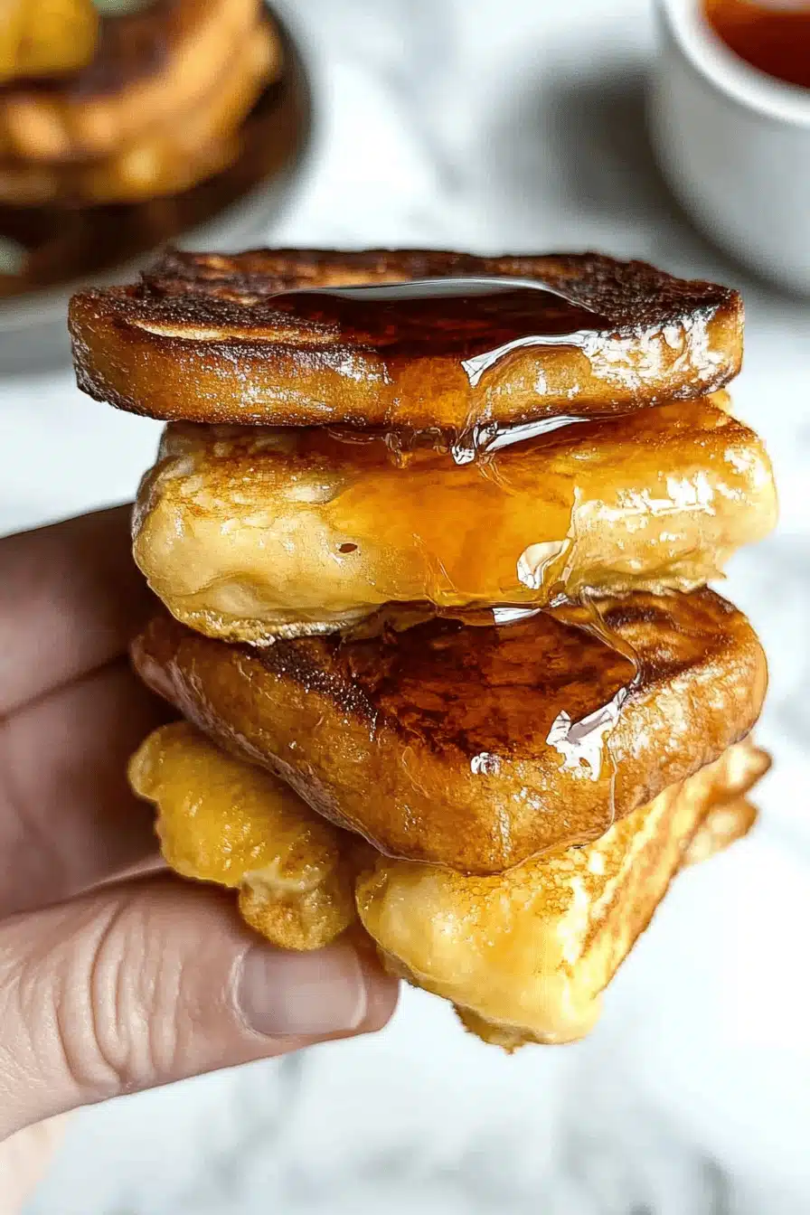 French Toast Sandwich Final Dish Presentation