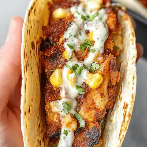 Fried Chicken Tacos