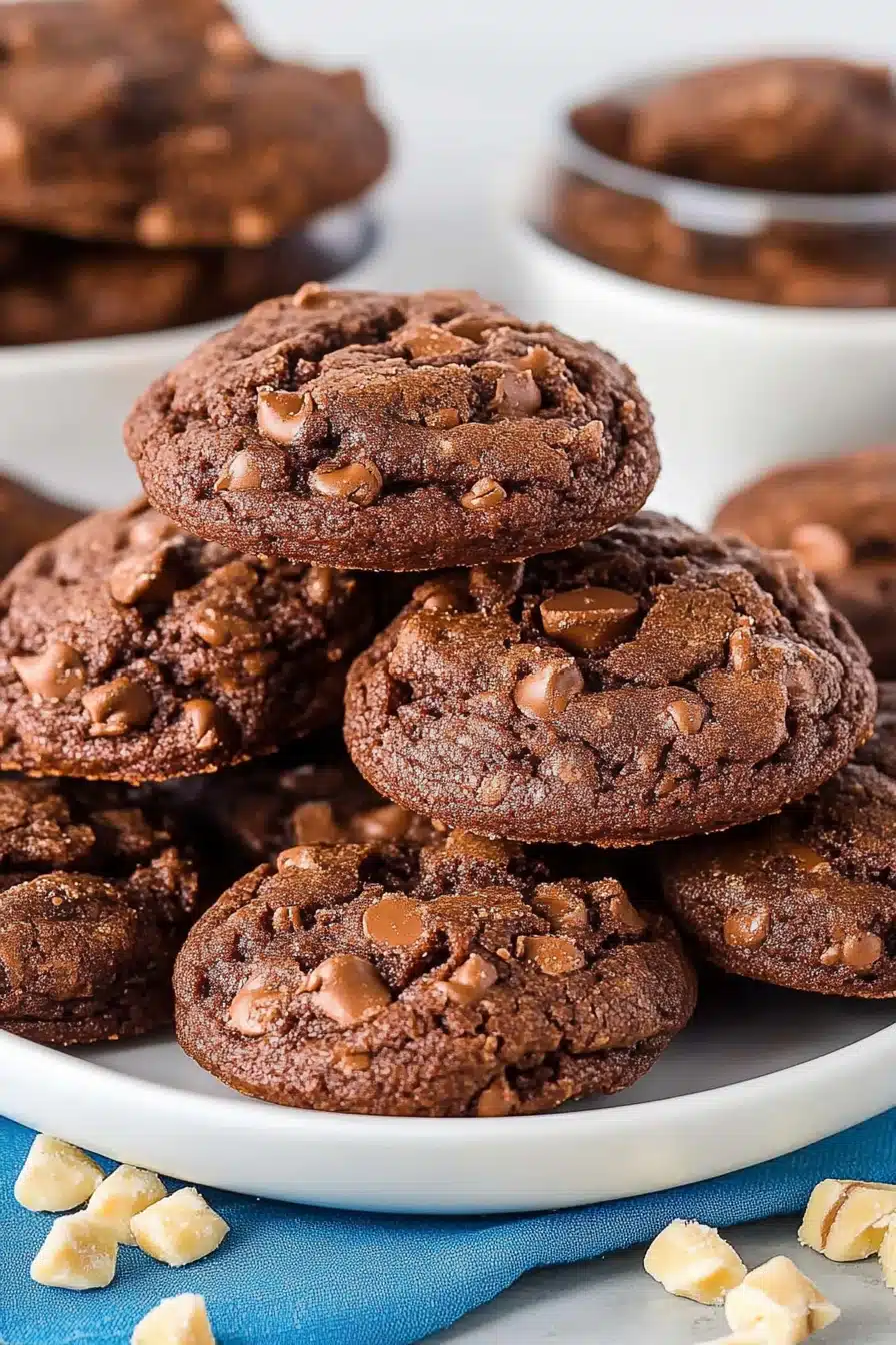 Fudge Cookies Recipe Final Dish Presentation