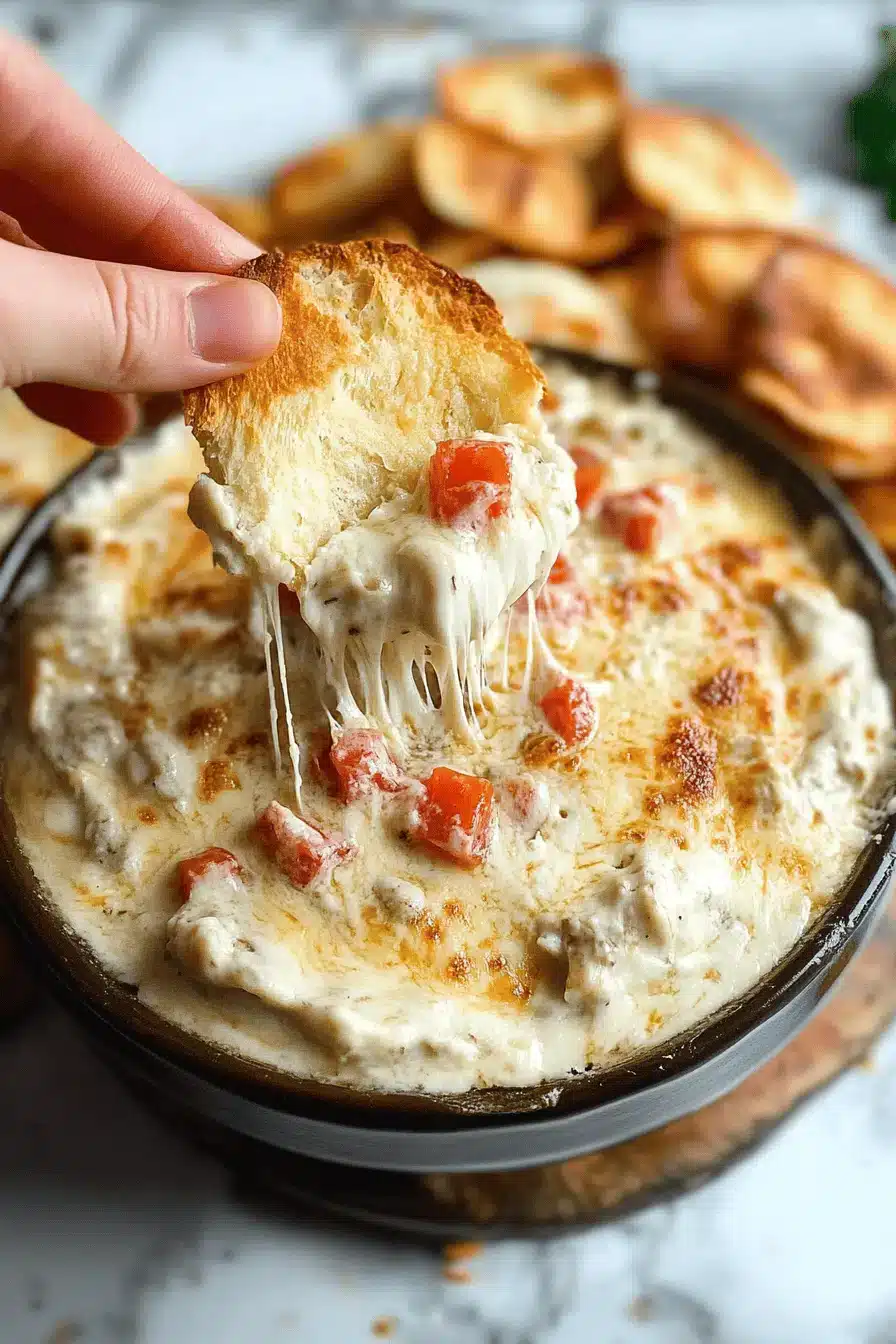 Garlic Cheese Dip ingredients