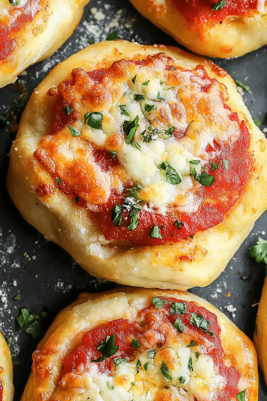 Garlic Parmesan Mini Pizzas ingredients