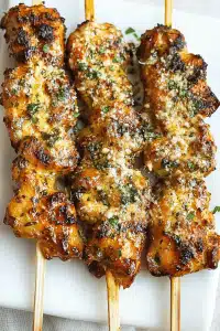 Garlic Parmesan Skewers