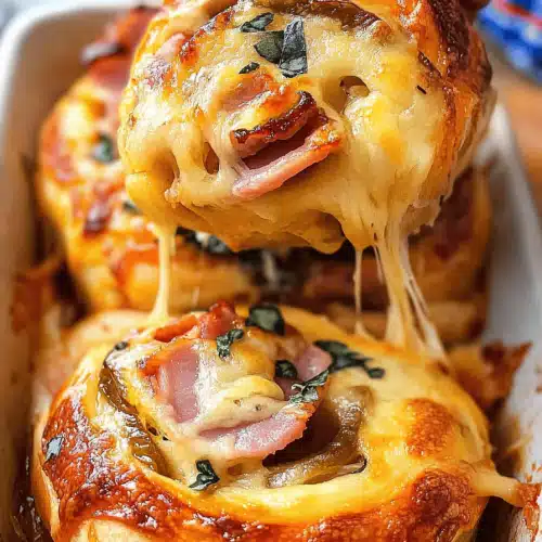 Ham and Cheese Pizza Rolls