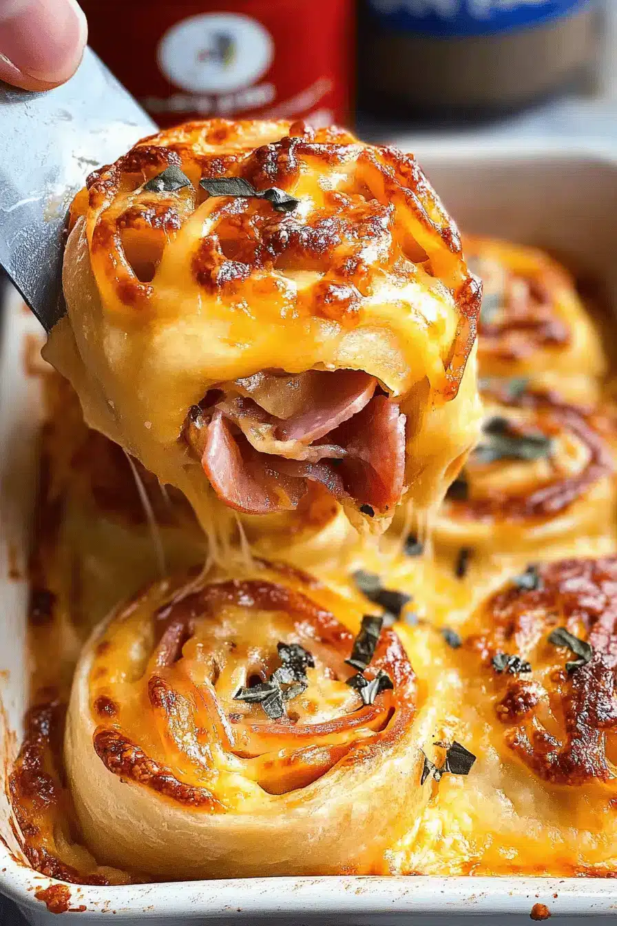 Ham and Cheese Pizza Rolls ingredients