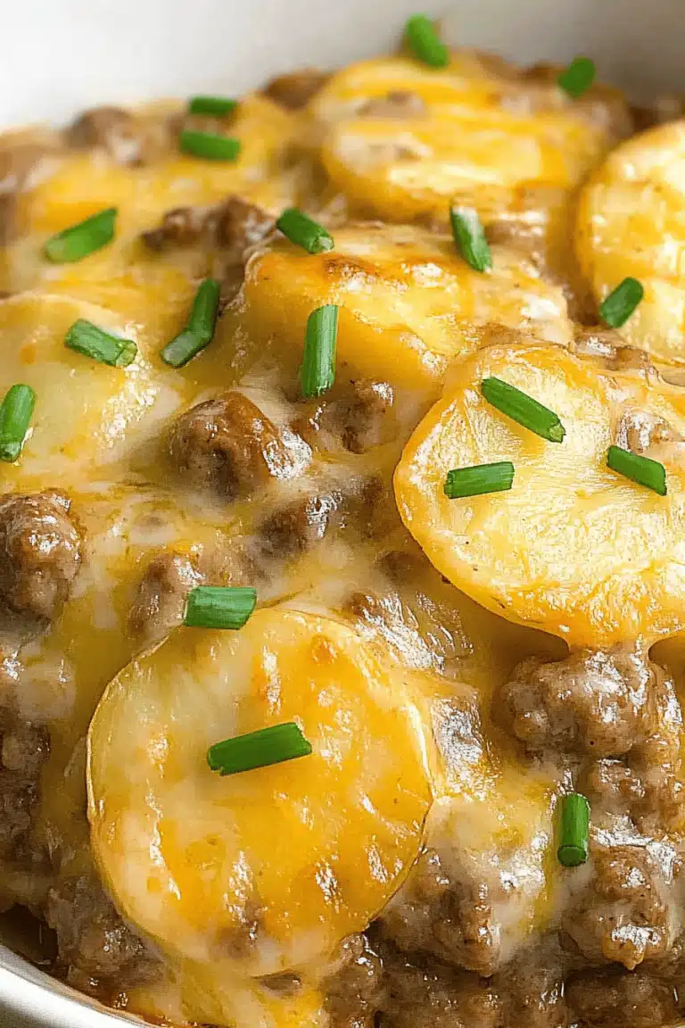 Hamburger Potato Casserole