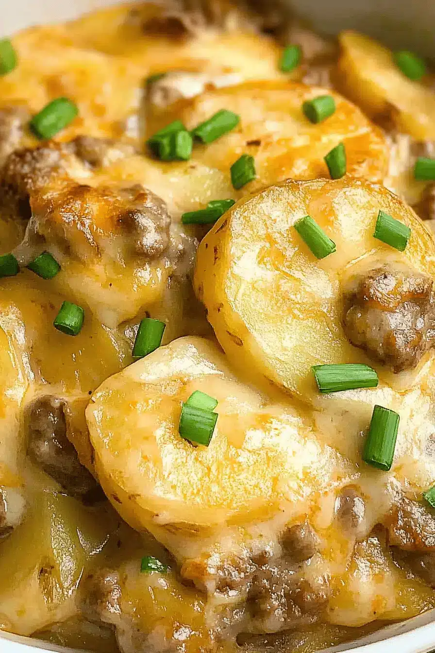 Hamburger Potato Casserole ingredients