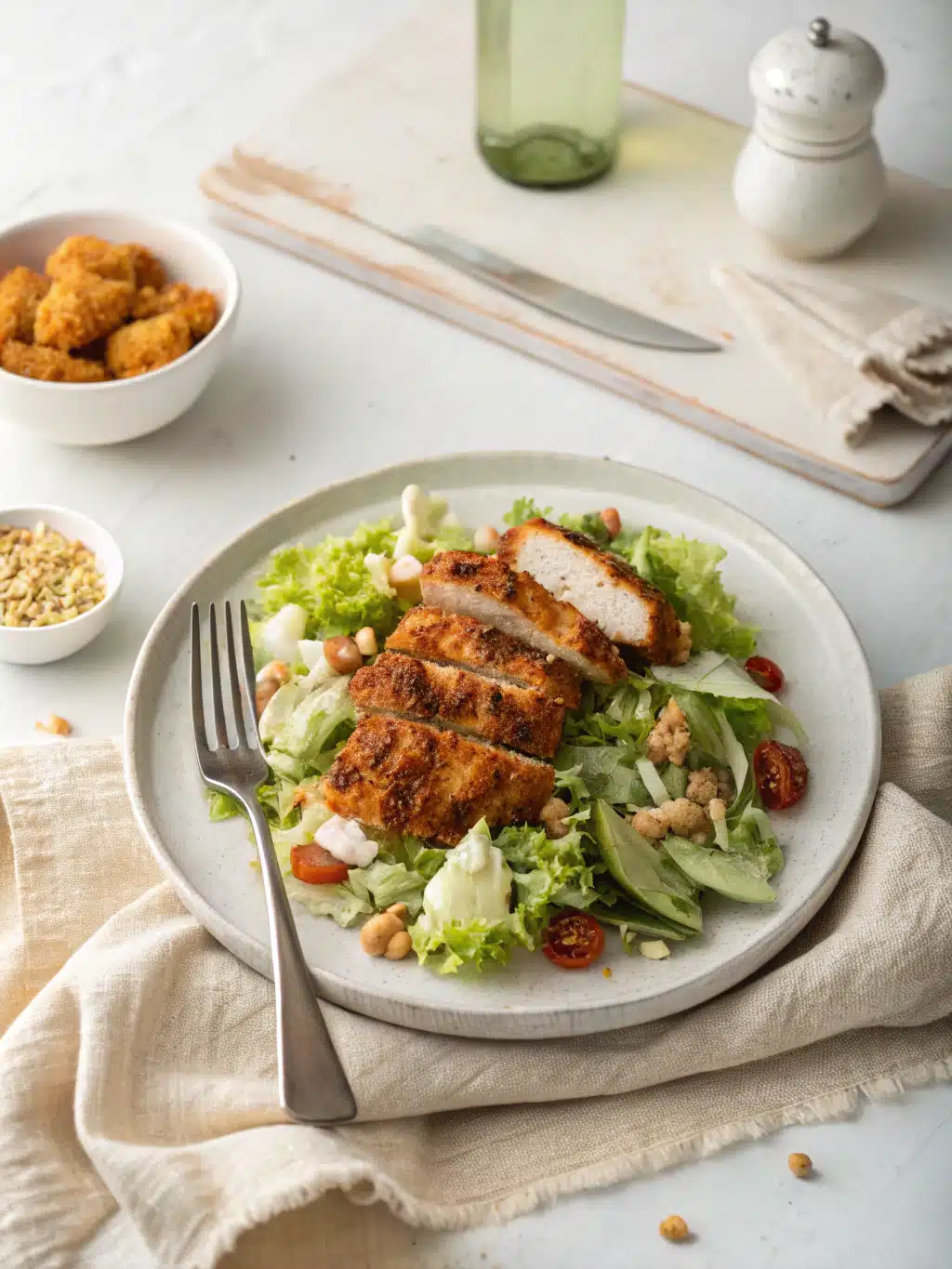 Hot Chicken Salad Recipe serving suggestion