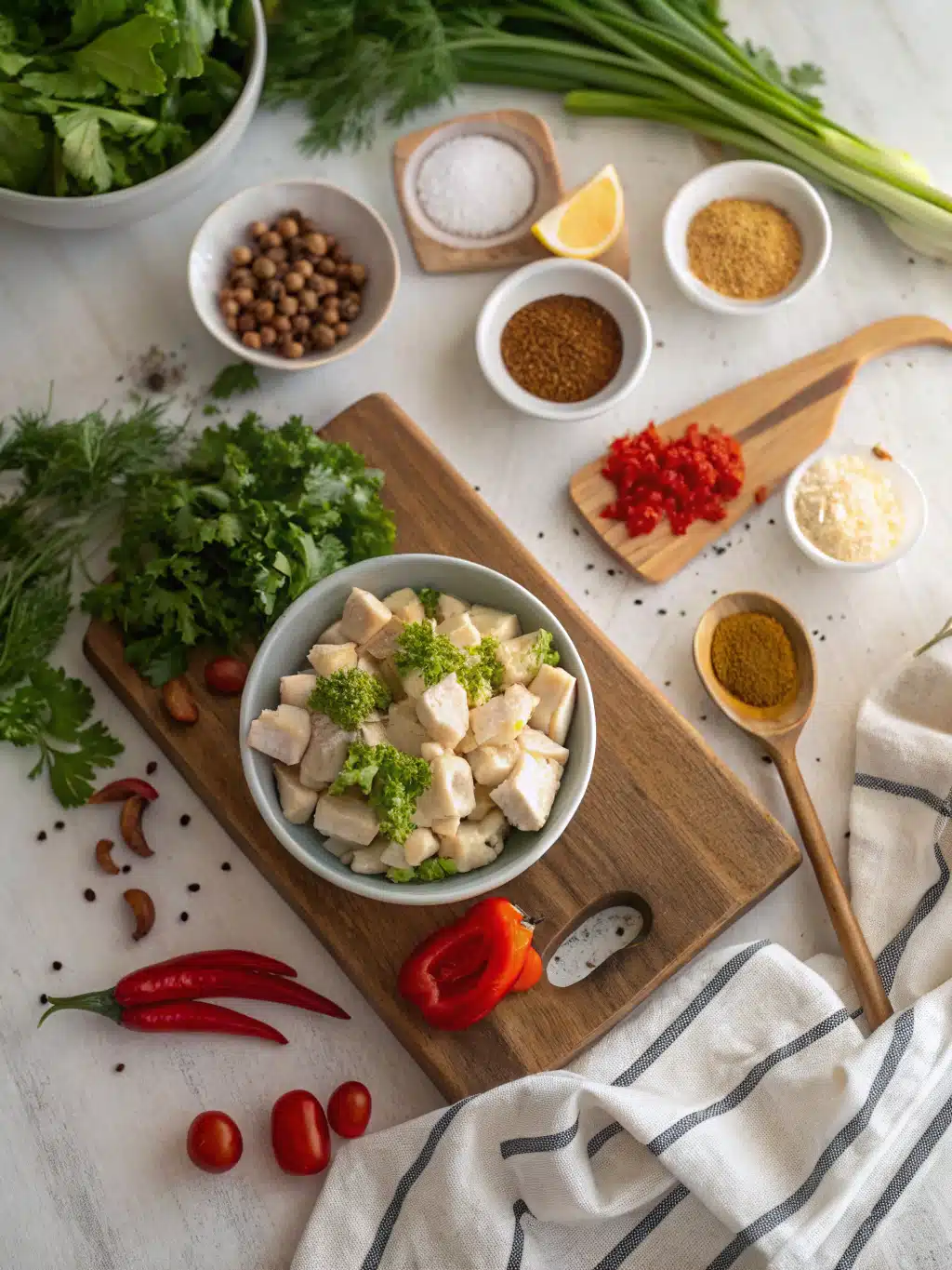 Hot Chicken Salad Recipe ingredients