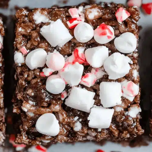 Hot Cocoa Rice Krispie Treats