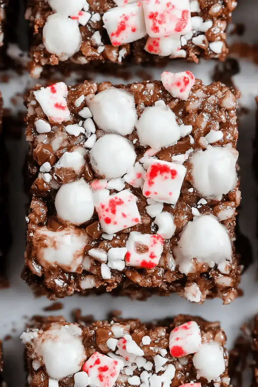 Hot Cocoa Rice Krispie Treats ingredients