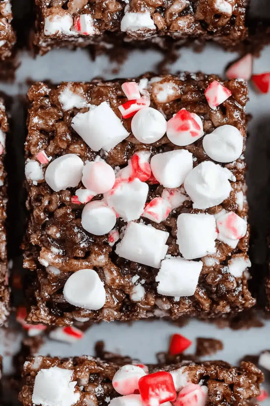 Hot Cocoa Rice Krispie Treats