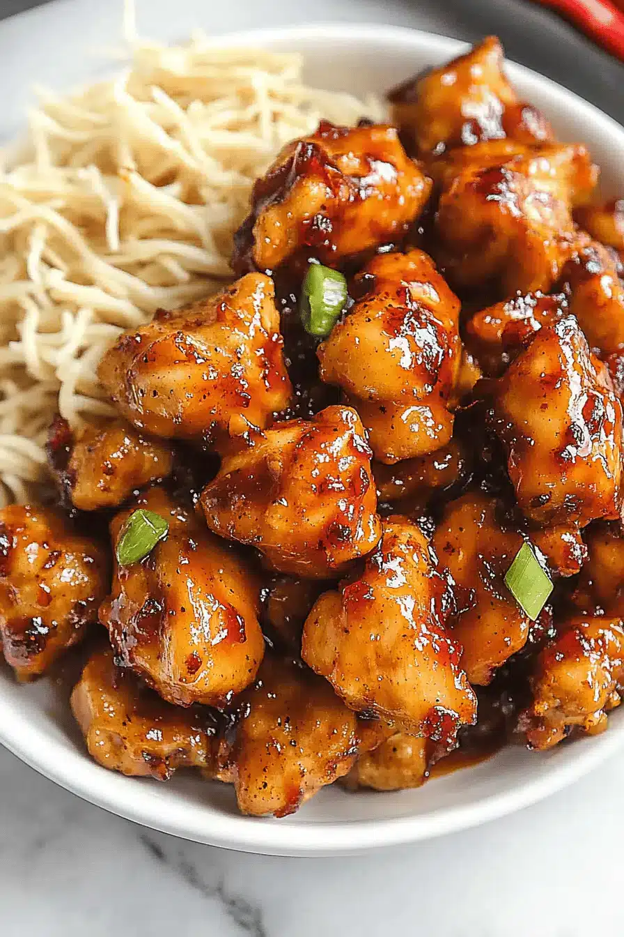 Hot Orange Chicken Recipe ingredients