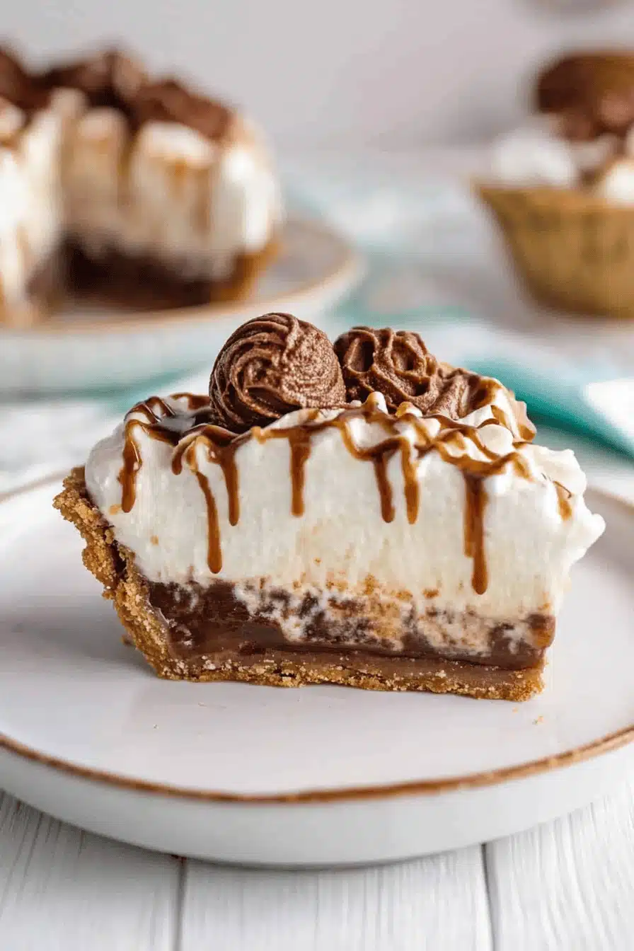 Ice Cream Pie Recipe Final Dish Presentation