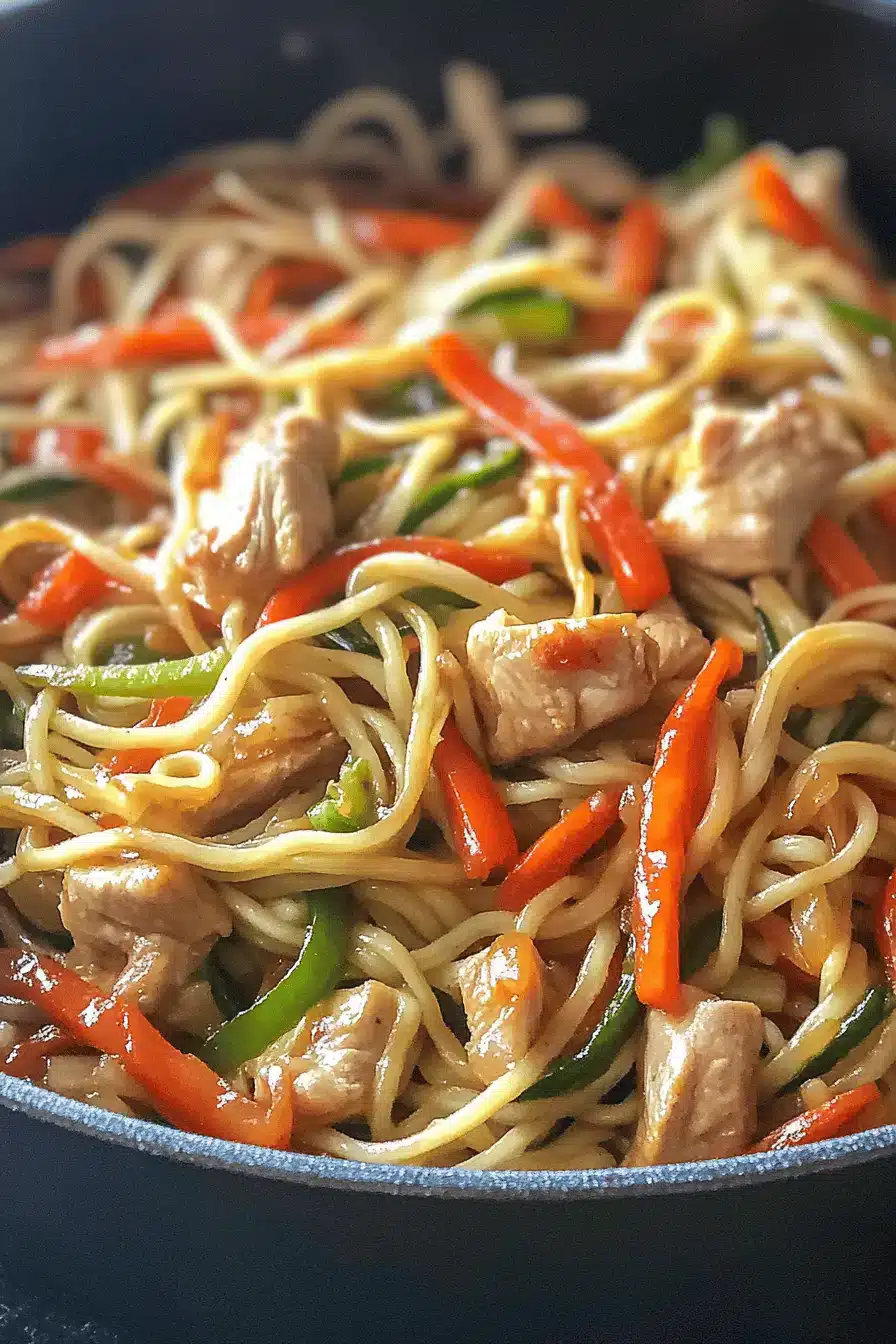Keto Chicken Lo Mein ingredients