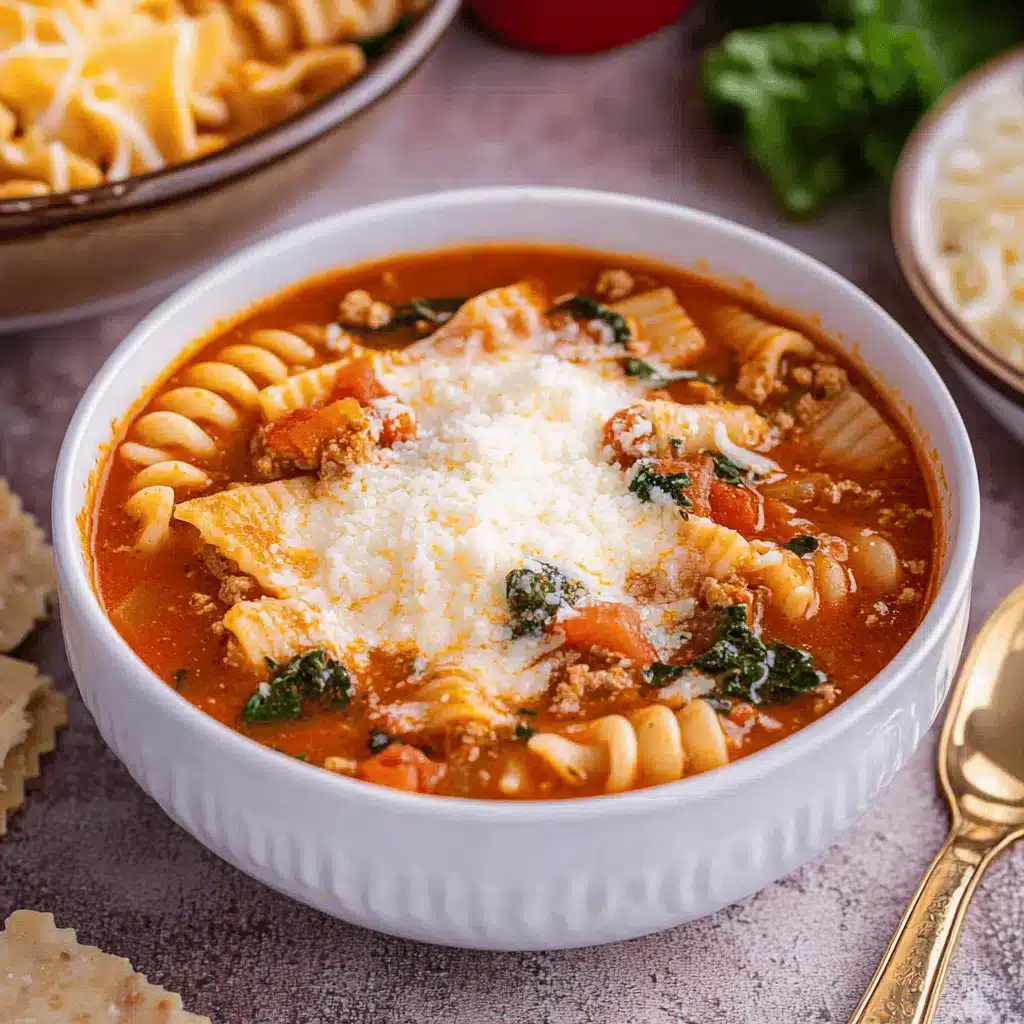 Lasagna Soup Recipe Final Dish Presentation