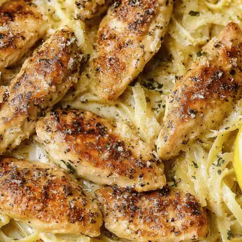 Lemon Pepper Chicken Alfredo