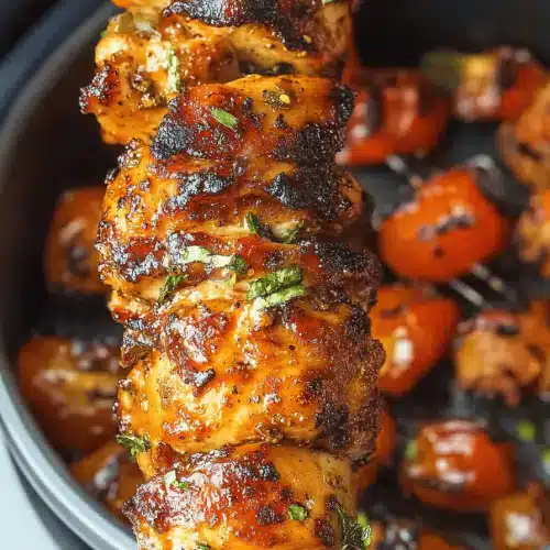Lemon Pepper Chicken Skewers