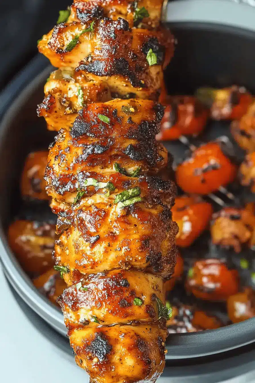 Lemon Pepper Chicken Skewers ingredients