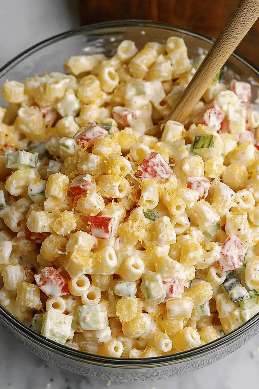 Macaroni Salad Recipe ingredients