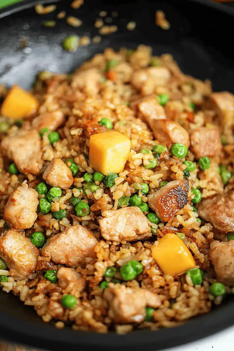 Mango Chicken Fried Rice ingredients