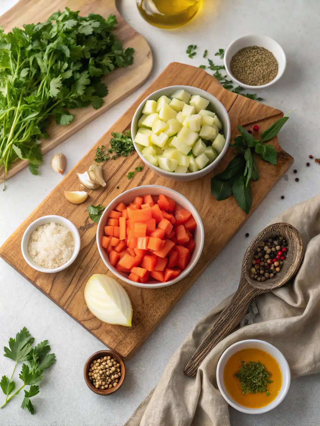 Minestrone Soup Recipe ingredients
