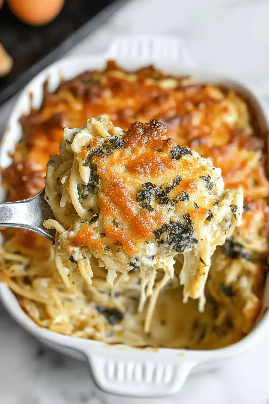 Monterey Chicken Spaghetti Bake ingredients