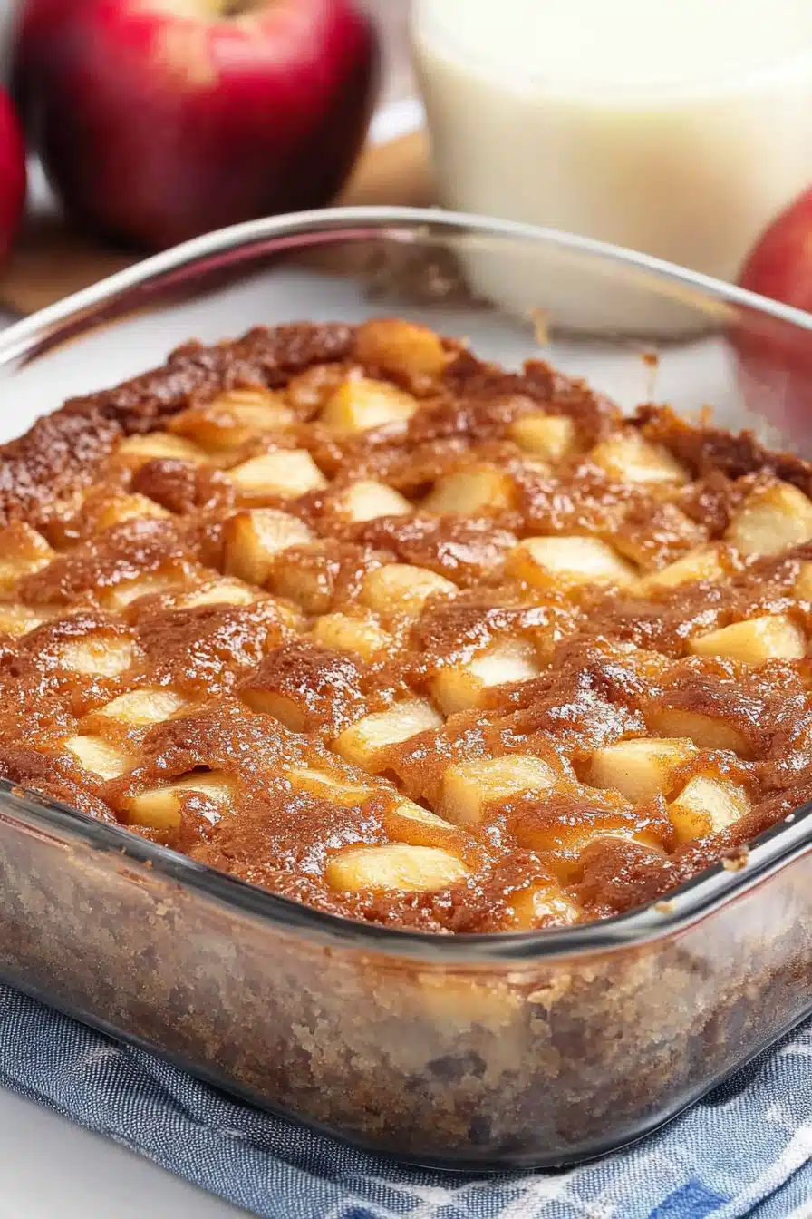 Nobby Apple Cake Final Dish Presentation