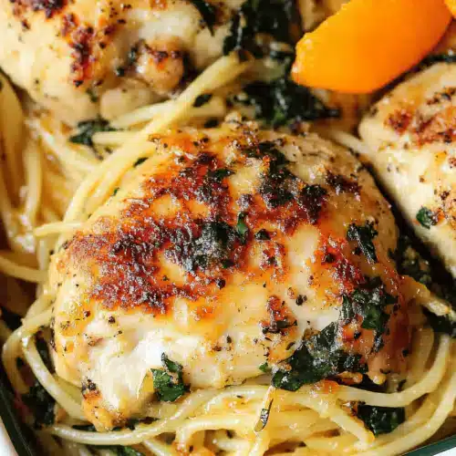 Oven-Baked Chicken Linguini