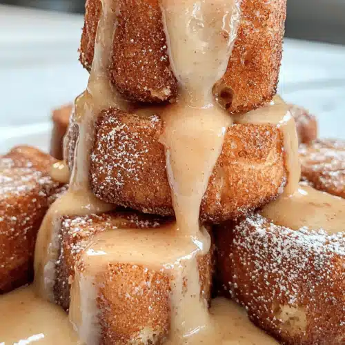 Peach Cobbler French Toast Bites
