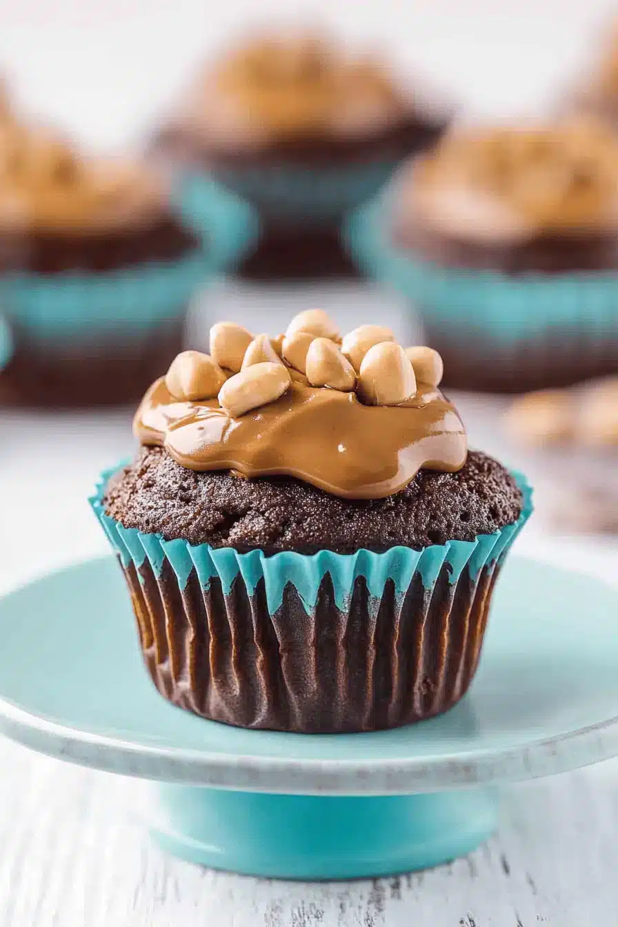 Peanut Butter Brownie Cupcakes ingredients