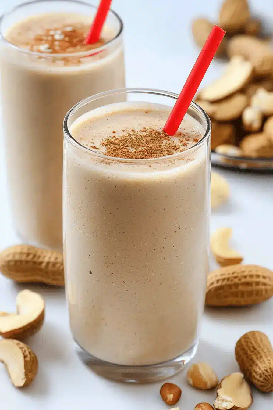 Peanut Paradise Smoothie ingredients