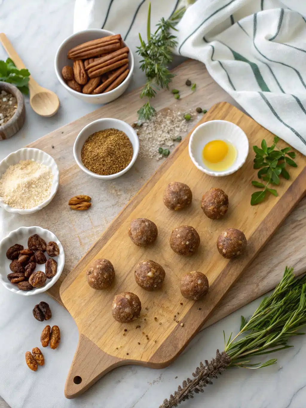 Pecan Pie Balls ingredients