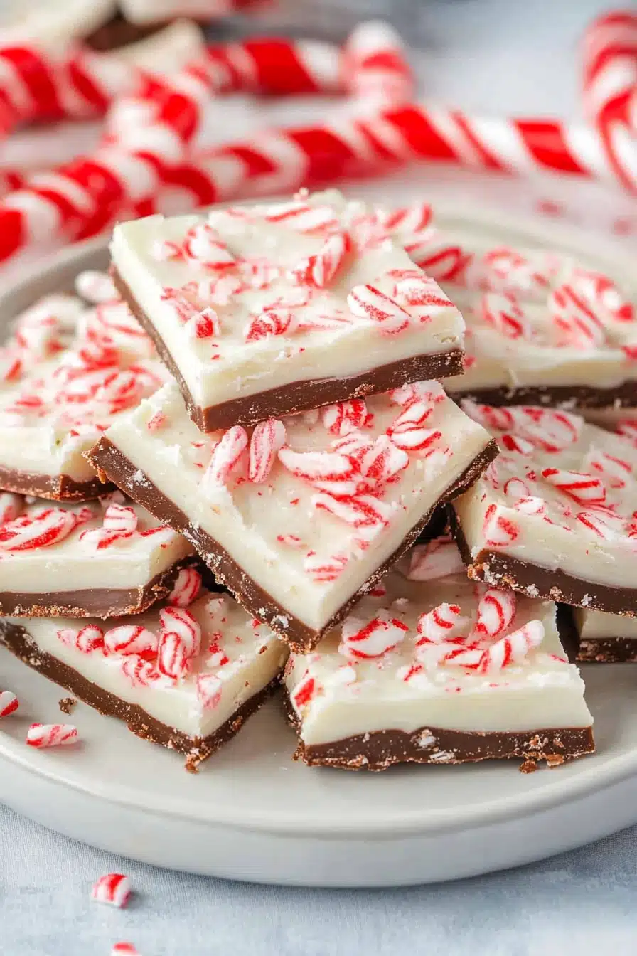 Peppermint Bark Recipe Final Dish Presentation