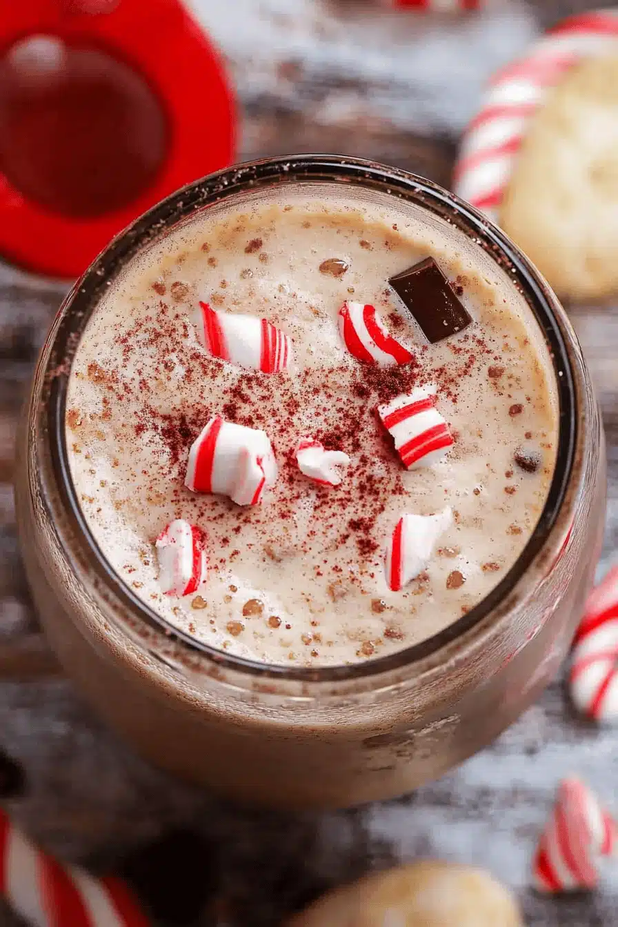 Peppermint Mocha Final Dish Presentation