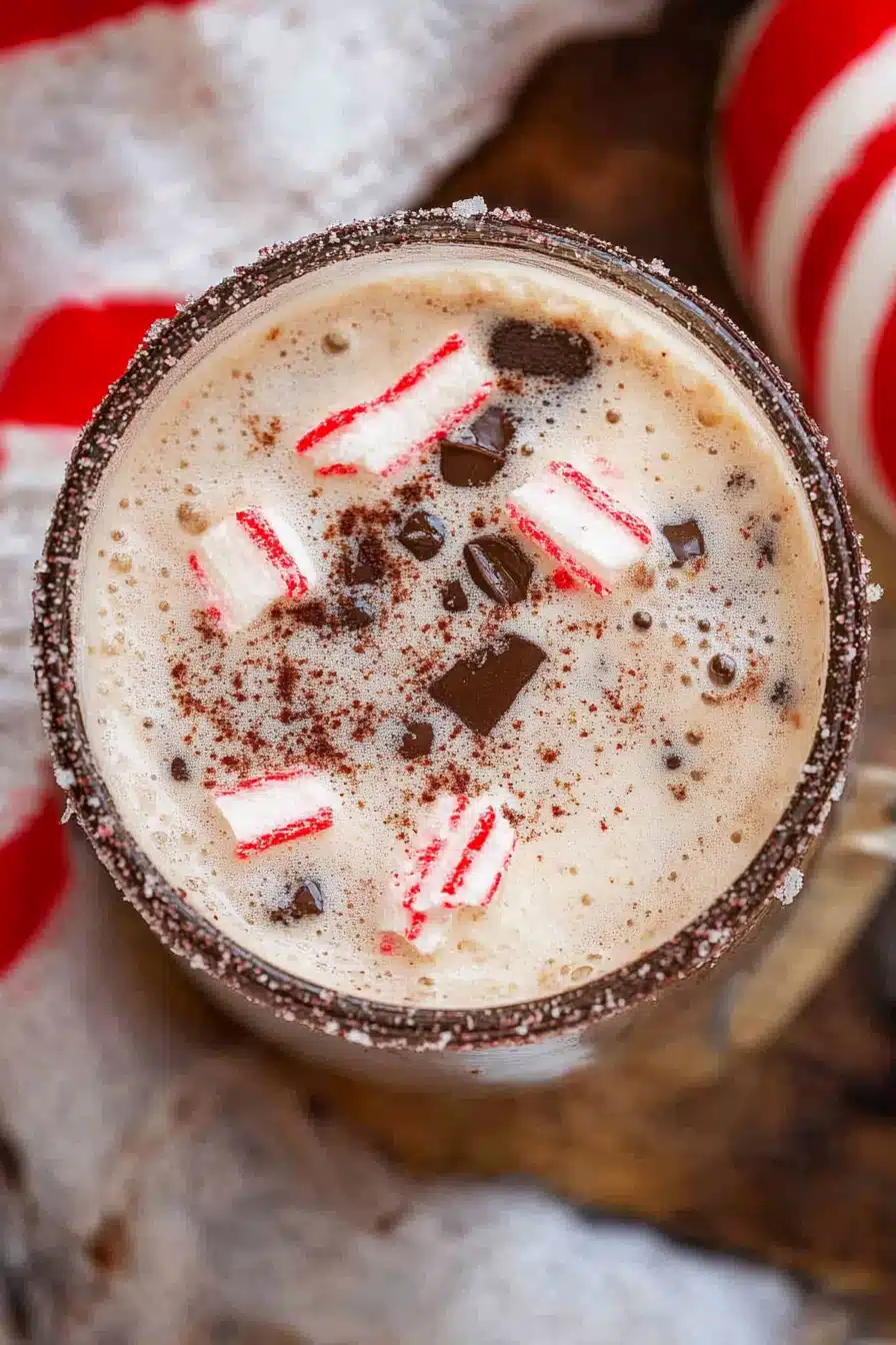 Peppermint Mocha Final Dish Presentation
