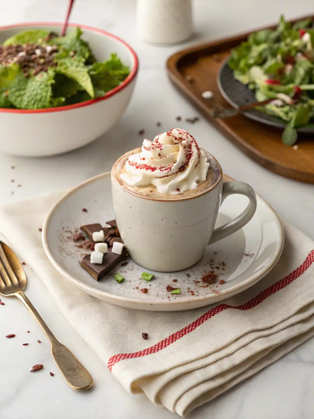 Peppermint Mocha serving suggestion