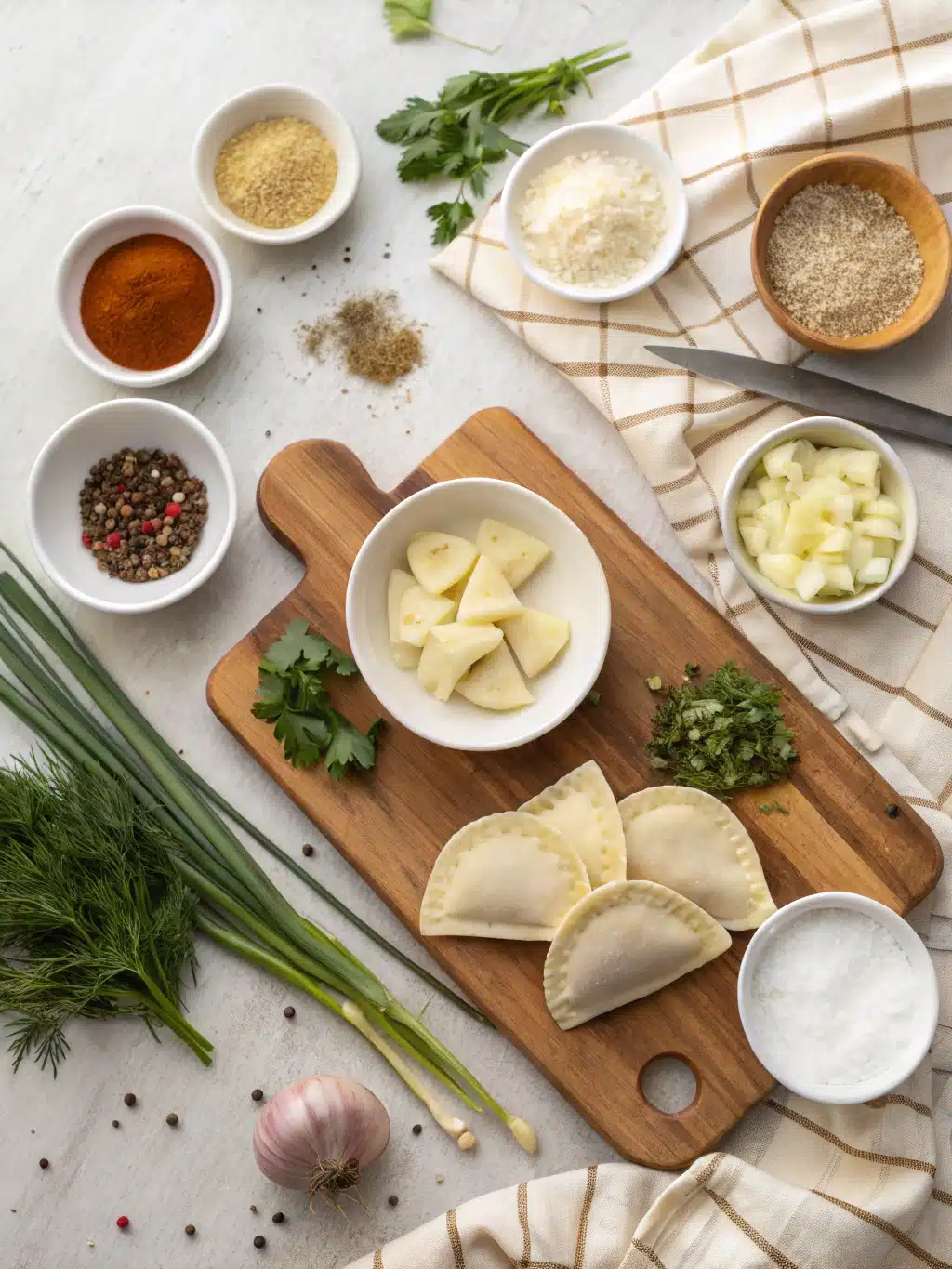 Pierogi Casserole Recipe ingredients