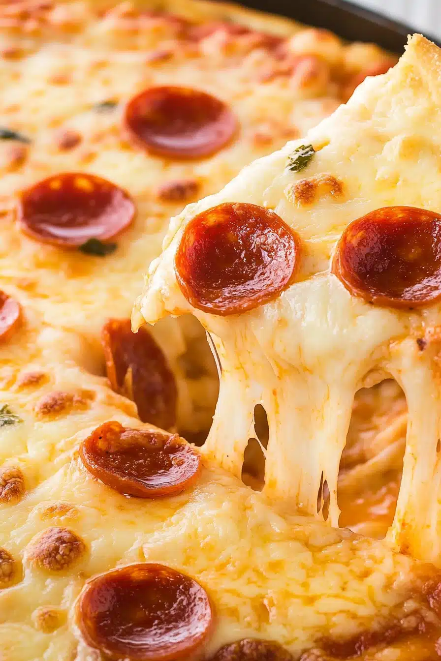 Pizza Dip Recipe Final Dish Presentation