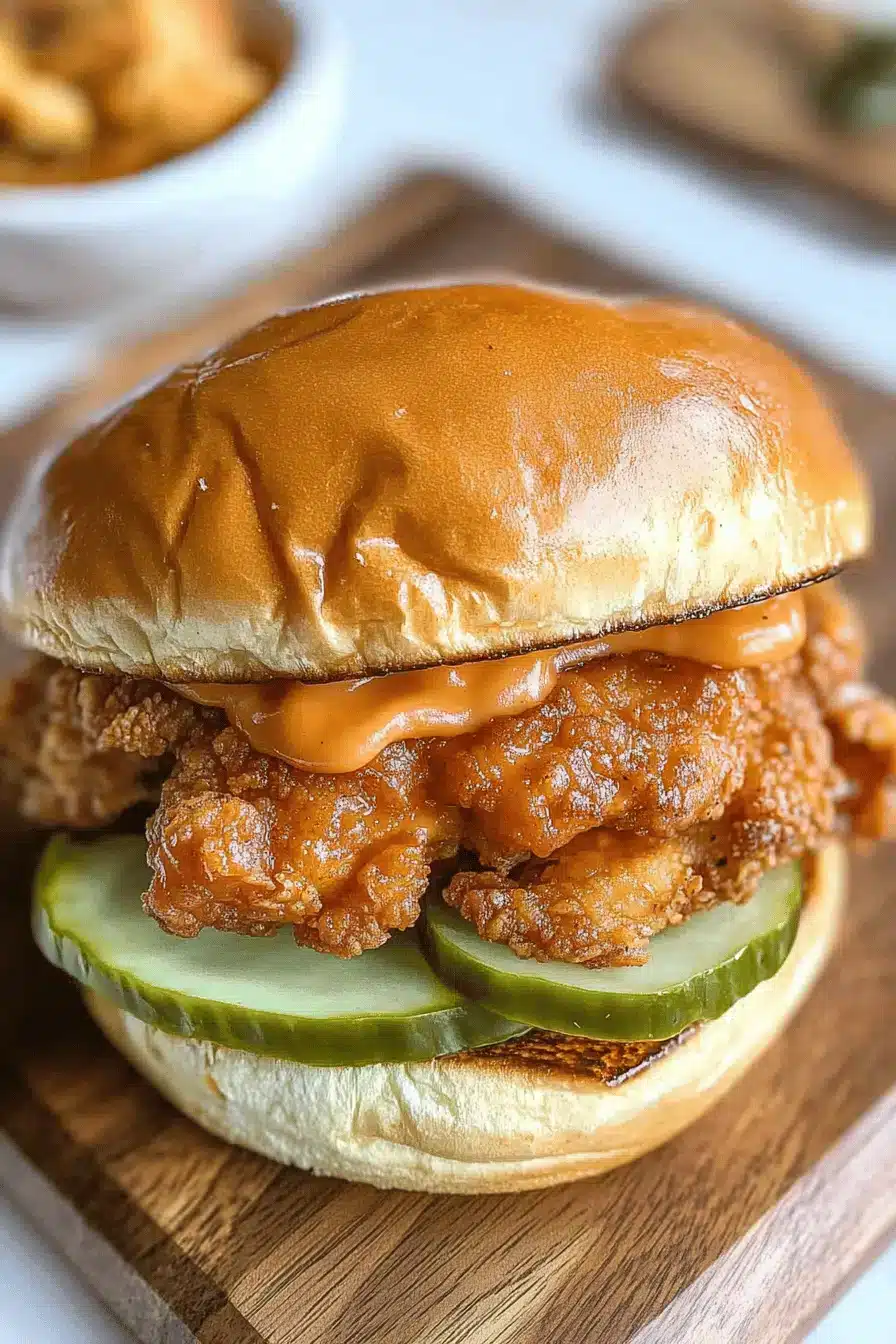Popeyes Chicken Sandwich Recipe ingredients