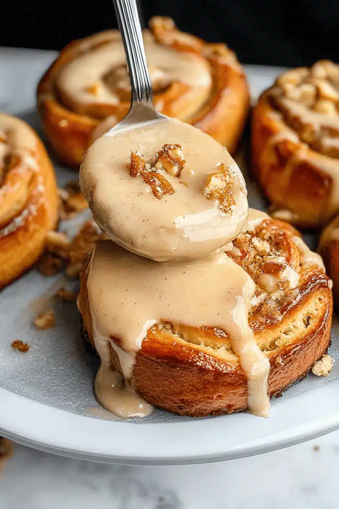 Pumpkin Cheesecake Cinnamon Rolls