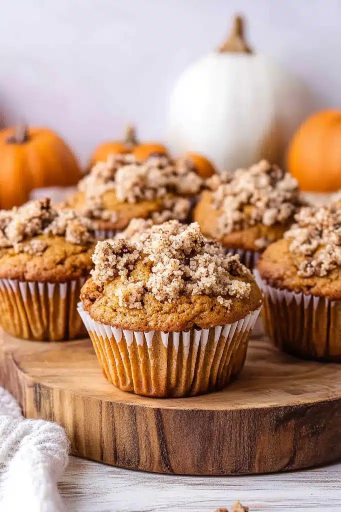 Pumpkin Crumb Muffins