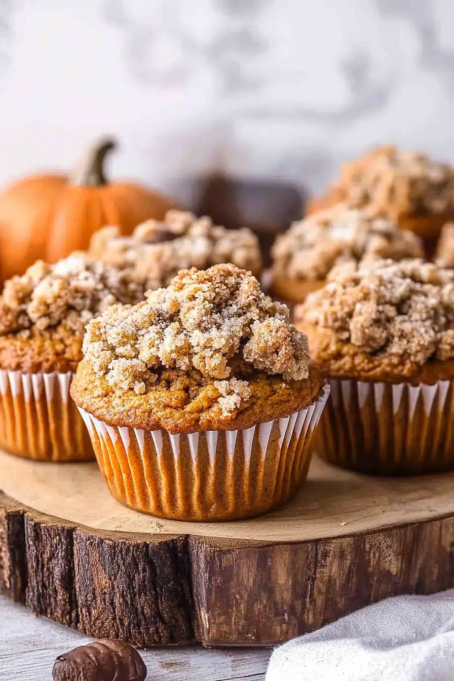 Pumpkin Crumb Muffins Final Dish Presentation
