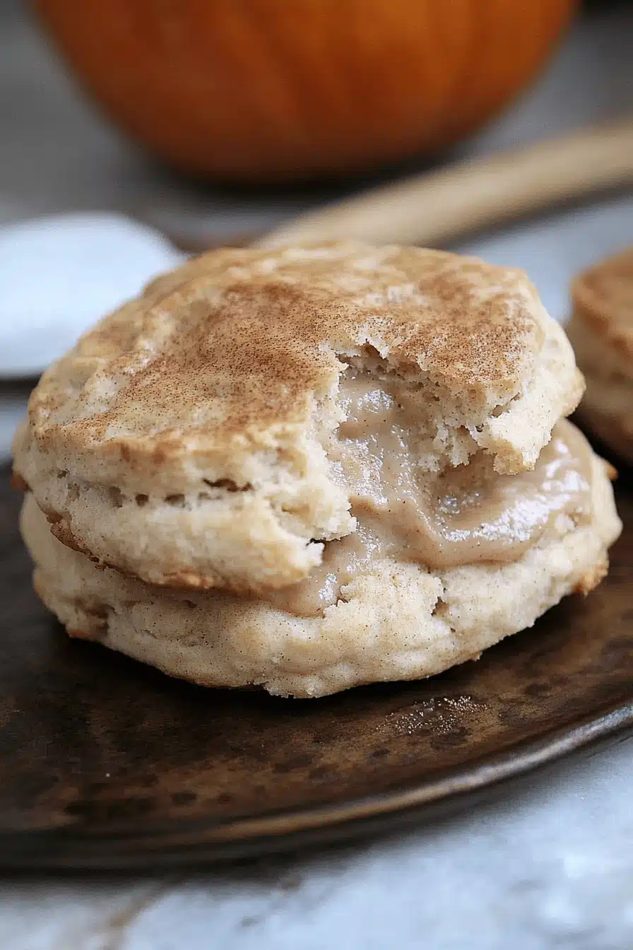 Pumpkin Spice Biscuits Final Dish Presentation