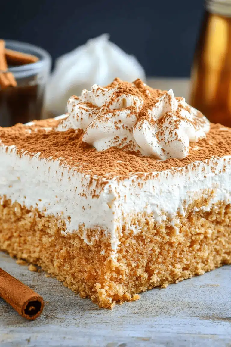 Pumpkin Spice Tres Leches Cake