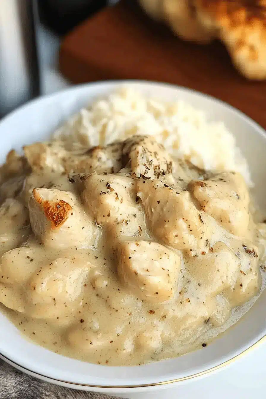 Ranch Chicken and Gravy ingredients