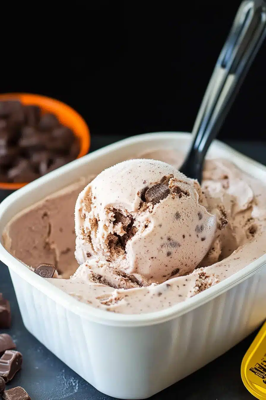 Reese Ice Cream Recipe Final Dish Presentation