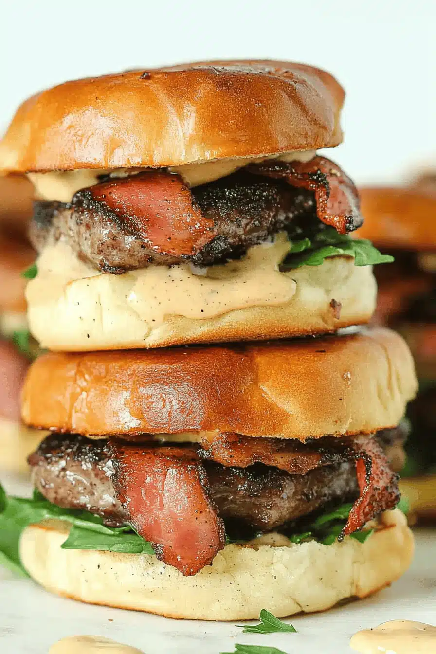 Rib-Eye Sliders Final Dish Presentation