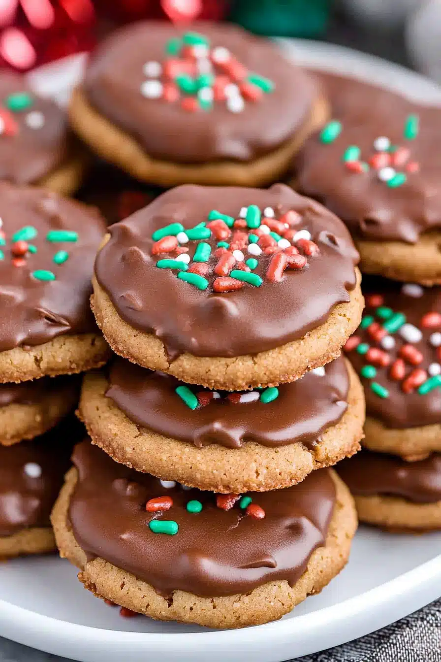 Ritz Cracker Cookies Final Dish Presentation