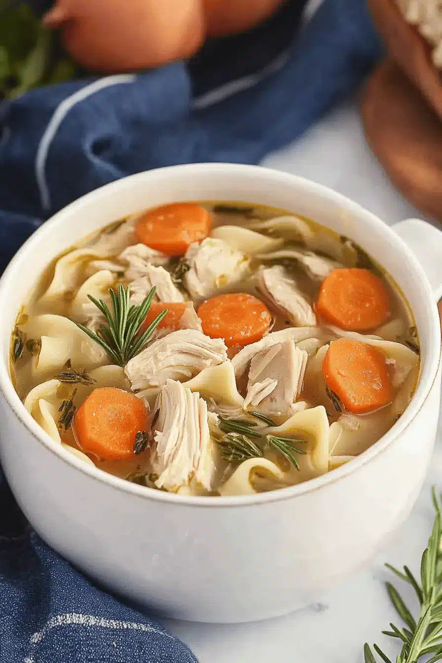 Rosemary Chicken Noodle Soup ingredients