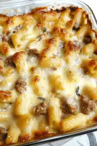 Sausage Alfredo Bake